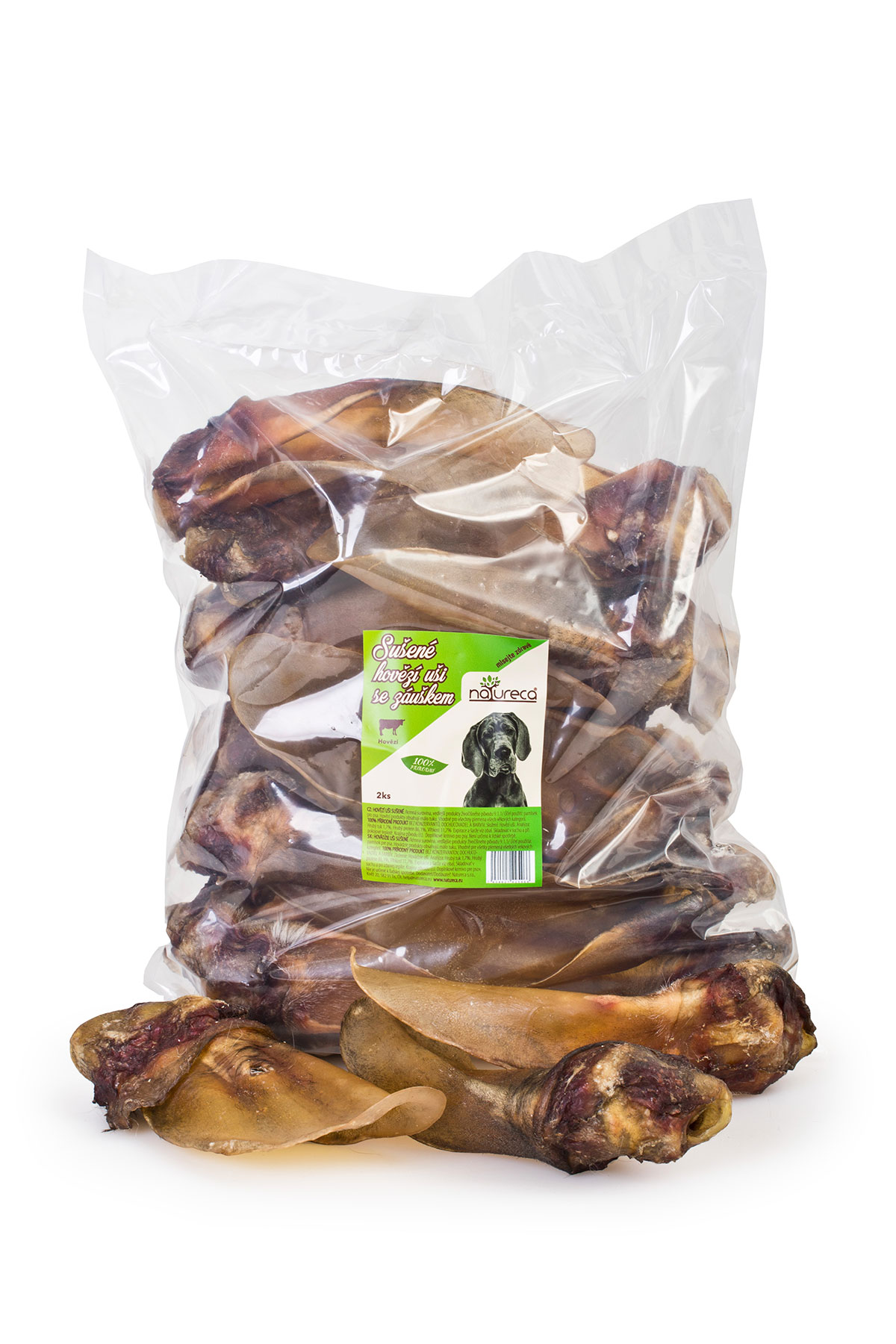Natureca® hovězí uši se záuškem