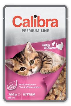 Calibra Cat  kapsa Premium Kitten Turkey & Chicken100g