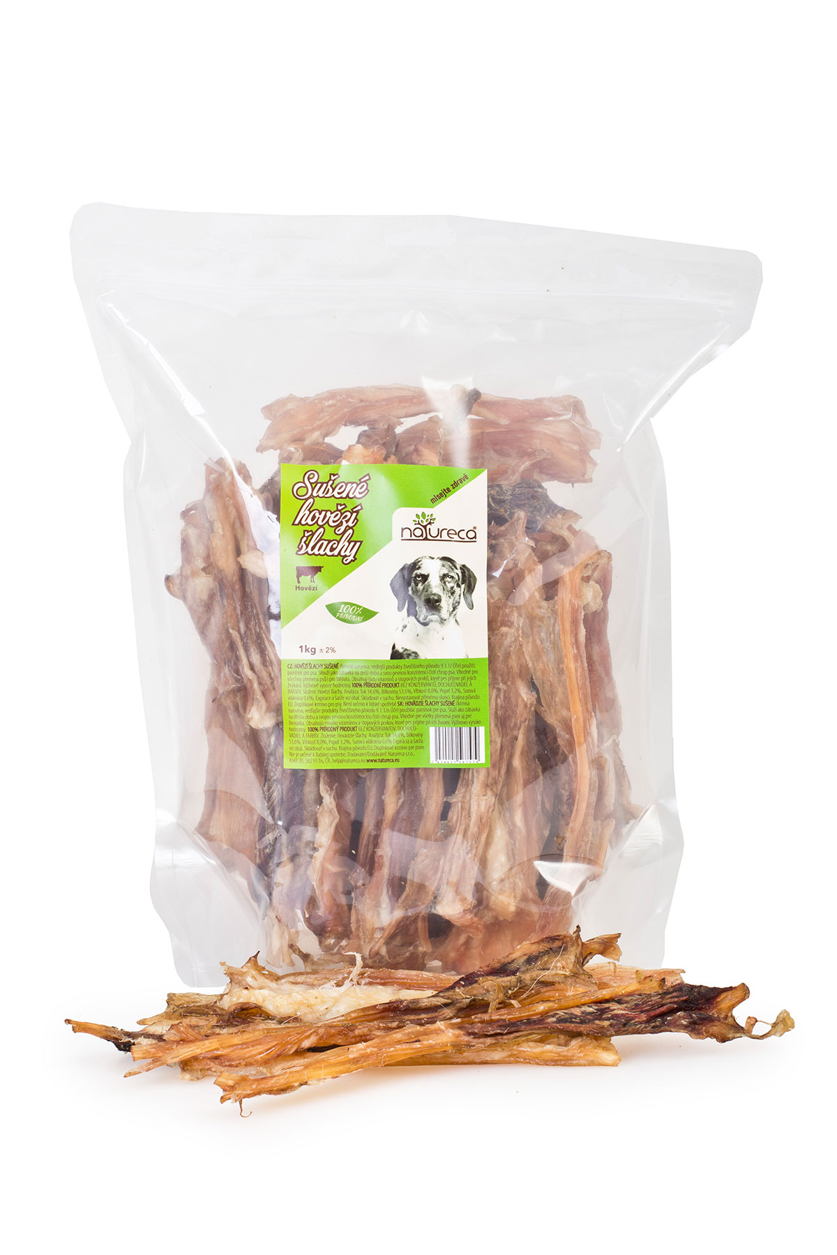 Hovězí šlacha sušená- VAZOVICE 1kg