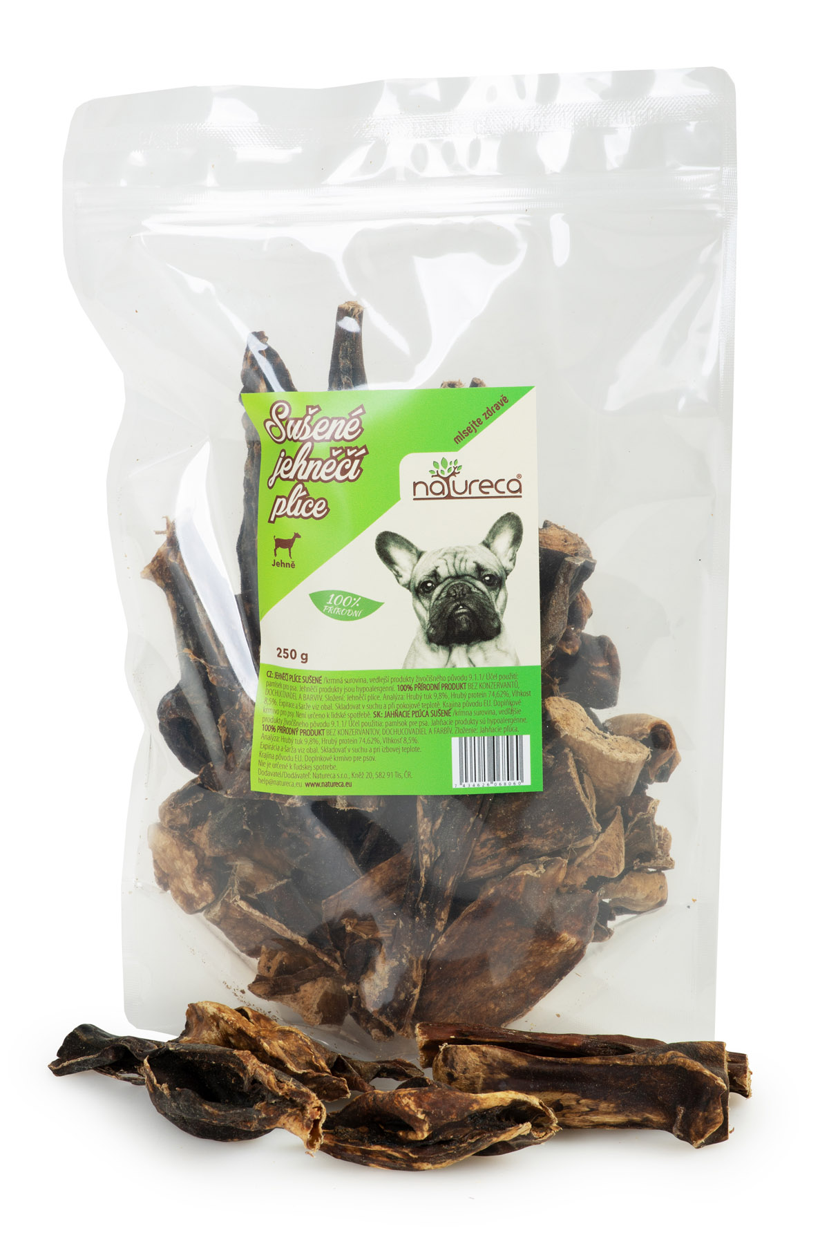  Jehněčí plíce sušené 250g, EXPIRACE 12/2025