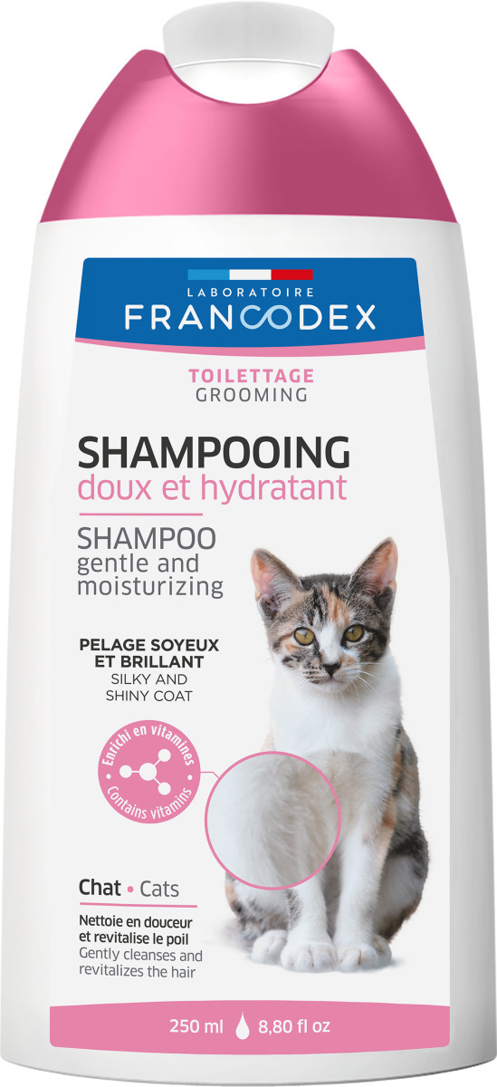 Francodex Šampon jemný hydr.na objem srsti kočka 250ml !!! EXPIRACE 12.1.2027 !!!