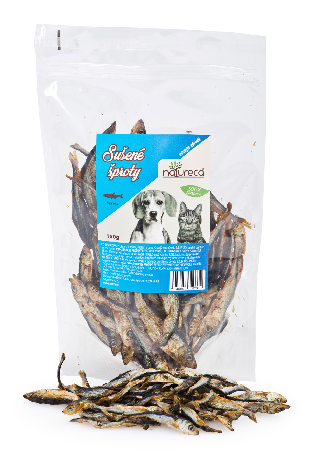 Sušené šproty 150 gr, 10-12cm VELIKÉ