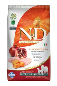 N&D GF Pumpkin DOG Adult M/L Chicken&Pomegranate 2,5kg