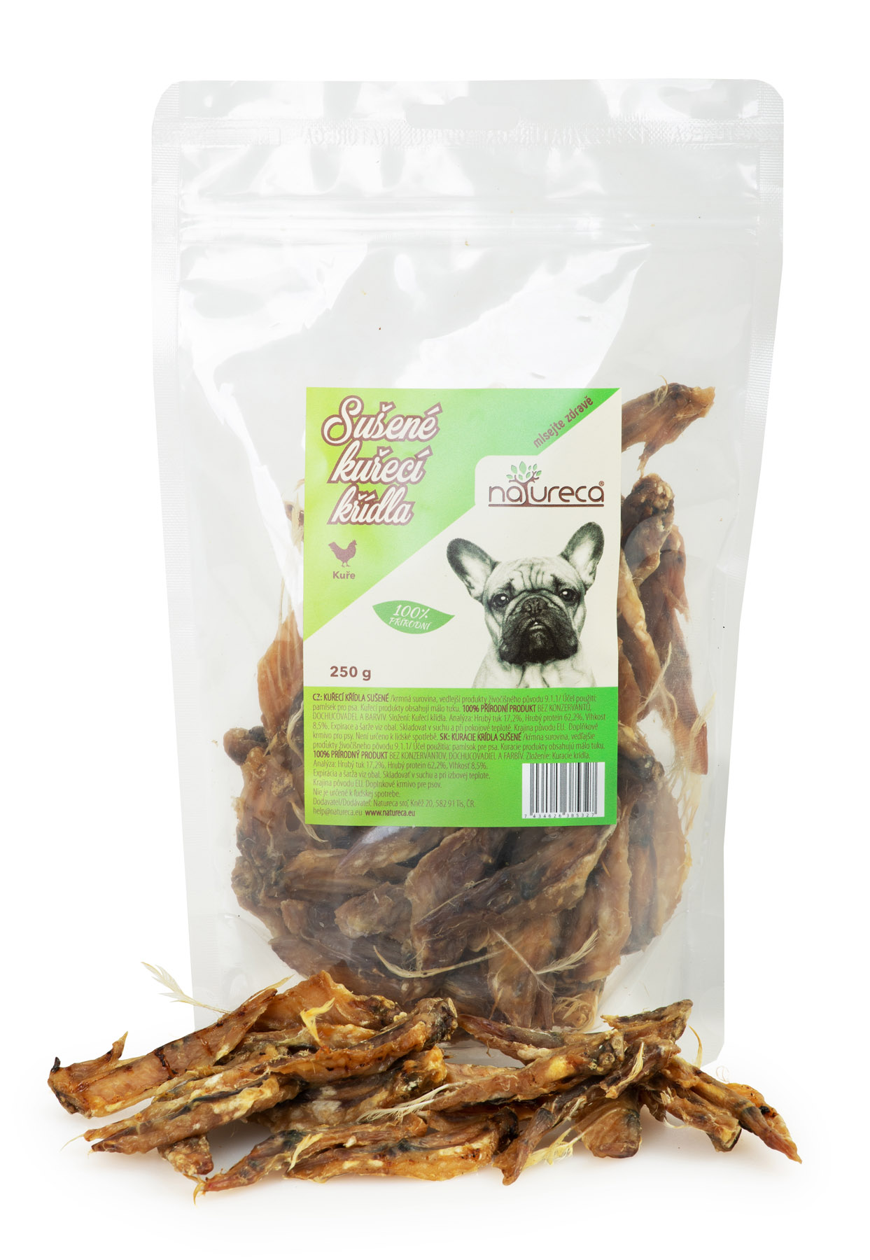 Sušené kuřecí křídla 250 gr