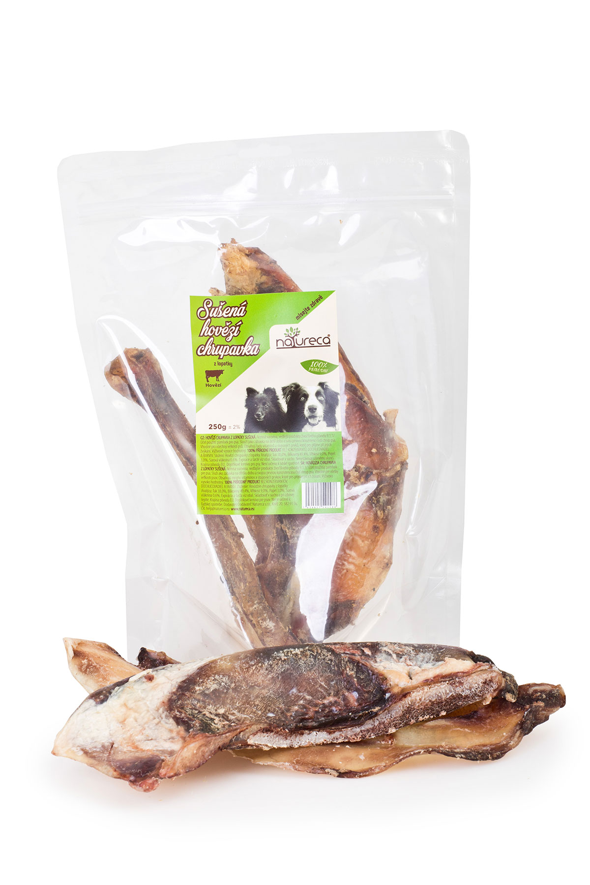 Hovězí chrupavka z lopatky sušená 250g