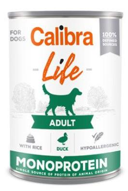 Calibra Dog Life  konz.Adult Duck with rice 400g