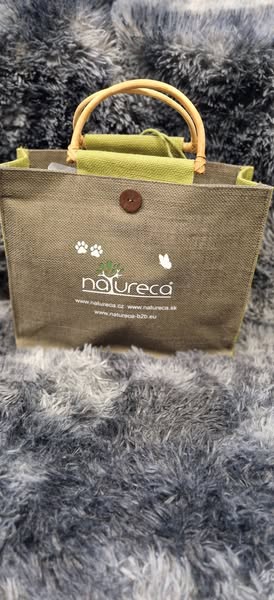 Natureca® jutová taška s bambusovými "ušami"