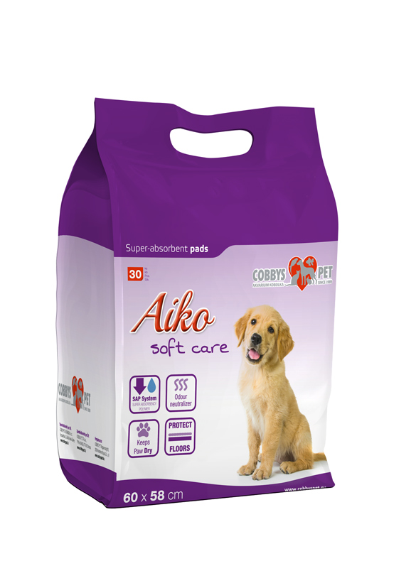 Podložka absorb.pro psy Aiko Soft Care 60x58cm 30ks