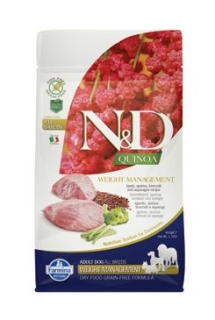 N&D GF Quinoa DOG Weight Mngmnt Lamb & Broccoli 800g