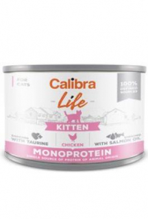 Calibra Cat Life  konz.Kitten Chicken 200g